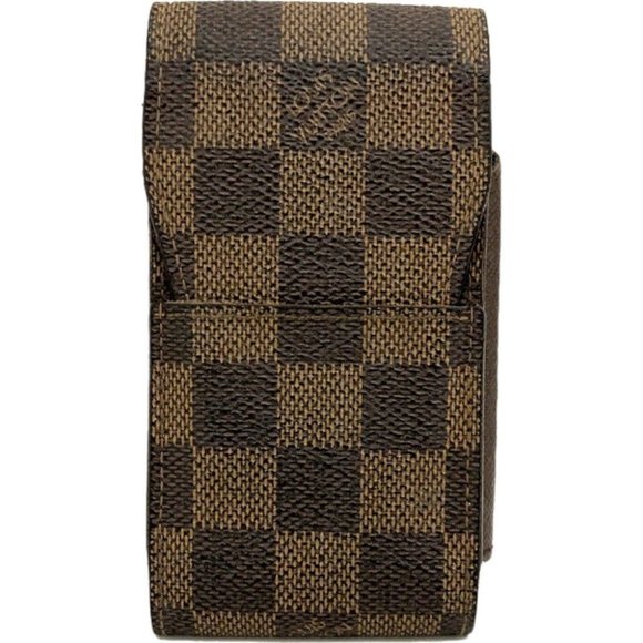 268142Y Louis Vuitton Cigarette Case Brown Damier